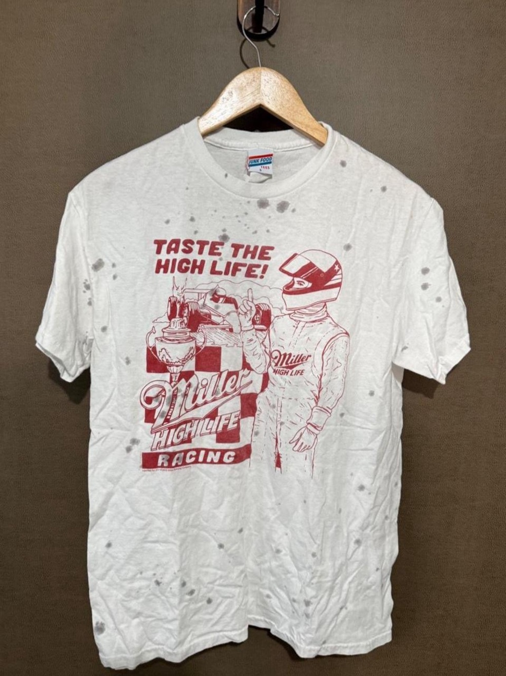 High Life Racing White Graphic Tee